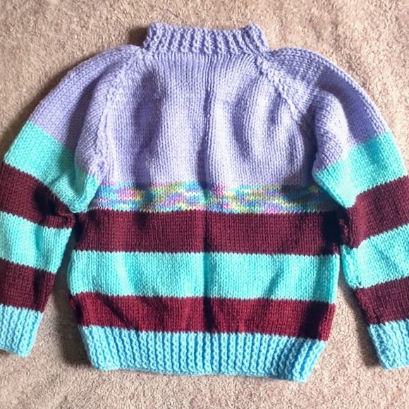 Sweaters,children's,size 4 USA. Handmade. Both for one low price. Shipping extra - Picture 6 of 6